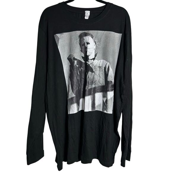 No BRAND Halloween Image Graphic Tee NEW Unisex LS Cotton Size 3XL - Picture 2 of 4